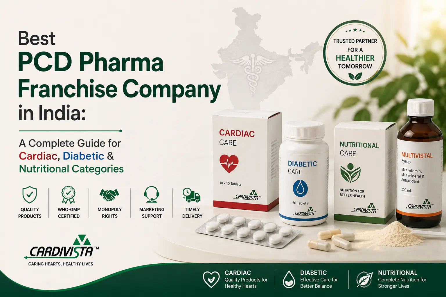 Best PCD Pharma Franchise Company in India: A Complete Guide for Cardiac, Diabetic & Nutritional Categories